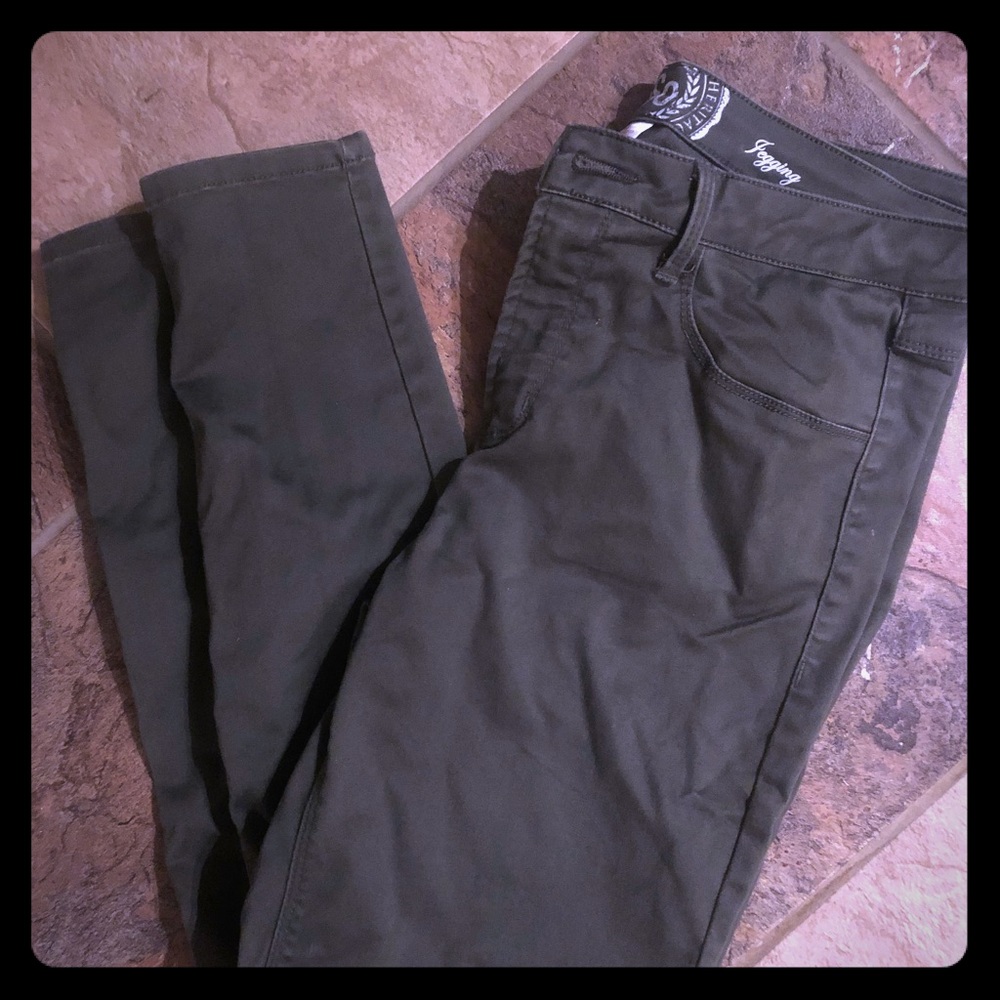 Olive jeggings